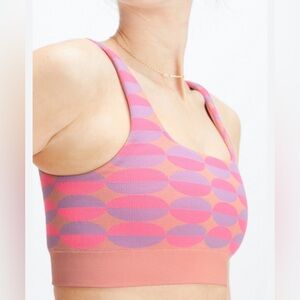 Fabletics Dottie Geo Seamless Bra pink Rave Geo Multi Size Small